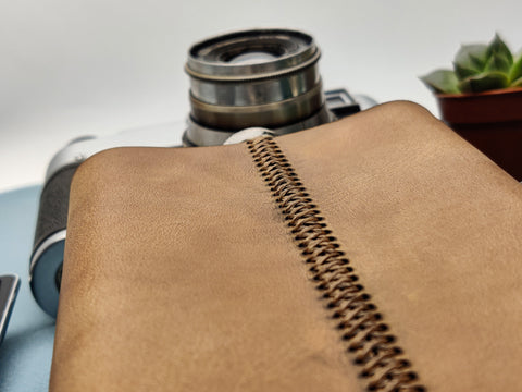 Leather Custom 9 oz Personalized Flask